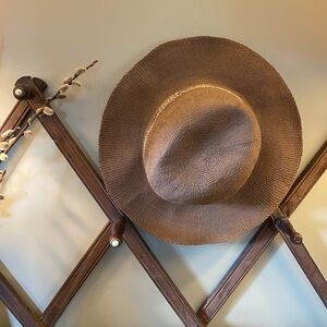 ZARA Sun Hat Lightweight Raffia Light Brown US Size S